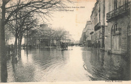Angers * Inondations De Janvier 1910 * Le Quai National * Crue Catastrophe - Angers