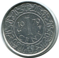 1 CENT 1979 SURINAME Coin #AR199.U - Surinam 1975 - ...