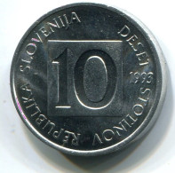 10 TOLAR 1993 SLOVENIA UNC The Salamander Coin #W10916.U - Slowenien