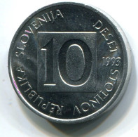 10 TOLAR 1993 SLOVENIA UNC The Salamander Coin #W10916.U - Slovenië