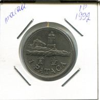 1 PATACA 1992 MACAU Coin #AN681.U - Macau