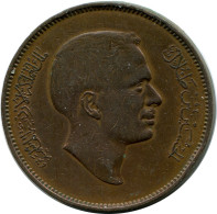 ½ QIRSH 5 FILS 1395 (1975) JORDAN Coin Hussein #AK235.U - Jordanien