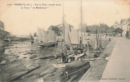 Pornic * Vue Du Port à Marée Basse * Le Bateau Yacht LA MARCELLE - Pornic