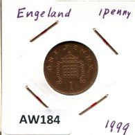 PENNY 1999 UK GRANDE-BRETAGNE GREAT BRITAIN Pièce #AW184.F - 1 Penny & 1 New Penny