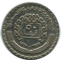 50 QIRSH 1968 SIRIA SYRIA Islámico Moneda #AZ214.E - Siria