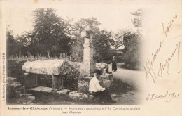 86 - LUSSAC LES CHATEAUX - S14007 - Monument Commémoratif Du Connétable Anglais Jean Chandos - Déchirure - L23 - Lussac Les Chateaux