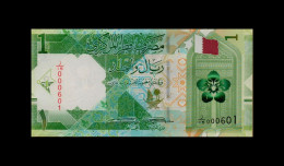 Qatar 2020 1 UNC Riyals P-W32/1 [Low Serial# 0006XX] - Qatar