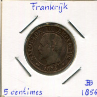 2 CENTIMES 1854 BB FRANKREICH FRANCE Napoleon III Imperator #AK986.D - 2 Centimes