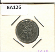 25 CENTS 1978 TRINIDAD AND TOBAGO Münze #BA126.D - Trinidad & Tobago