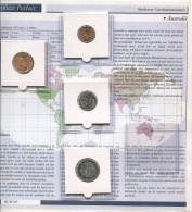AUSTRALIA 1966-2003 Moneda SET 1. 2. 5. 10 CENTS UNC #SET1196.5.E - Sets Sin Usar &  Sets De Prueba