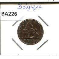 2 CENTIMES 1874 FRENCH Text BÉLGICA BELGIUM Moneda #BA226.E - 2 Centimes