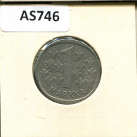 1 MARKKA 1972 FINLAND Coin #AS746.U - Finland