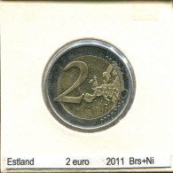 2 EURO 2011 ESTONIA BIMETALLIC Moneda #AS685.E - Estland