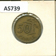 50 PENNYA 1963 FINLANDIA FINLAND Moneda #AS739.E - Finland