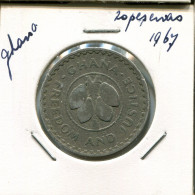20 PESEWAS 1967 GHANA Coin #AN686.U - Ghana