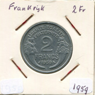 2 FRANCS 1959 FRANCE Pièce Française #AM608.F - 2 Francs