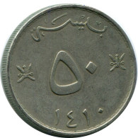 50 BAISA 1990 OMAN Islamisch Münze #AP487.D - Oman