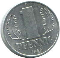 1 PFENNIG 1964 A DDR EAST ALEMANIA Moneda GERMANY #AE072.E - 1 Pfennig