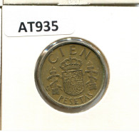 100 PESETAS 1989 SPAIN Coin #AT935.U - 100 Pesetas