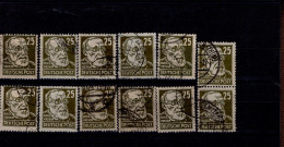 Alliierte Besetzung 221 Konvolut Rudolf Virchow Used Gestempelt (1) - Usati