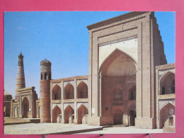 Ouzbékistan - Khiva - Medersa - R/verso - Ouzbékistan