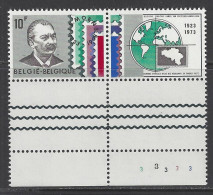 Belgique - 1973 - COB 1687 ** (MNH) - Planche 3 - Timbres Horizontaux - 1971-1980