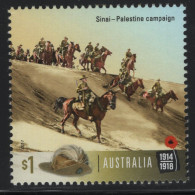 Australia 2017 MNH Sc 4611 $1 Cavalry Sinai-Palestine Campaign WWI Centenary - Mint Stamps