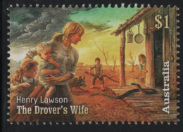 Australia 2017 MNH Sc 4641 $1 The Drover's Wife By Henry Lawson - Mint Stamps