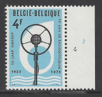 Belgique - 1973 - COB 1691 ** (MNH) - Planche 4 - 1971-1980