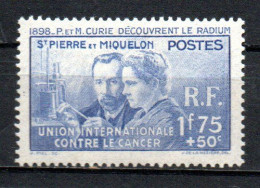 Col33 Colonie SPM Saint Pierre Et Miquelon N° 166 Neuf X MH Cote : 28,00€ - Unused Stamps