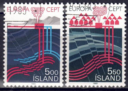 Island 1983 - EUROPA, Nr. 598 - 599, Gestempelt / Used - Gebraucht