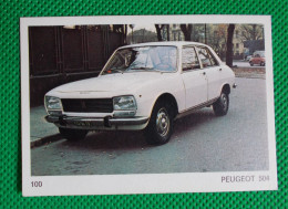 Trading Card - Americana Munich - (7,5 X 5,2 Cm) - Peugeot 504 - N° 100 - Moteurs