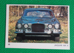 Trading Card - Americana Munich - (7,5 X 5,2 Cm) - Jaguar MK X - N° 69 - Motores