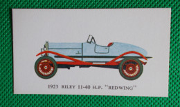 Trading Card - Mobil Vintage Cars - (6,8 X 3,8 Cm) - 1923 Riley 11-40 HP "Redwing" - N° 3 - Engine