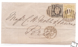 Portugal, 1873, # 36, 39 Para O Porto - Storia Postale