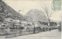 CPA 38 LA TRONCHE Vue Sur La Ville Et Le St Eynard 1905 - La Tronche