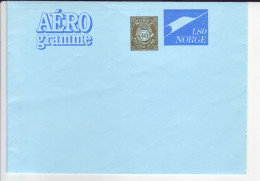 NORGE  NORWAY   Aerogramme  1,80 + 0,40 Kr. - Postwaardestukken