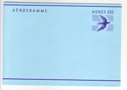 NORGE  NORWAY   Aerogramme  2,20 Kr. - Postal Stationery