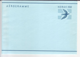 NORGE  NORWAY   Aerogramme  3,00 Kr. - Postal Stationery