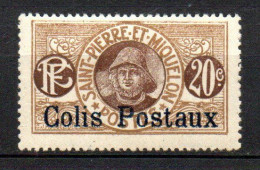 Col33 Colonie SPM Saint Pierre Et Miquelon Colis Postaux N° 4 Neuf X MH Cote : 4,50€ - Strafport
