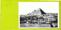 The Pyramids And Village During Nile Flood Egypte - Piramiden