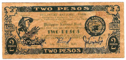 PHILIPPINES ILOILO Province 2 Pesos  Chapeau Chinois, Rare (5 000 EX.) SUP. - Philippines