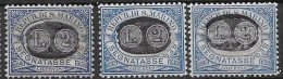 San Marino Mlh * Low Hinge Traces (560 Euros) The Three Best From 1938 Postage Due Set - Impuestos