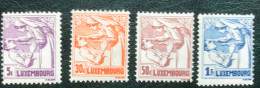 Luxembourg - Luxemburg - C17/1 - MH - 1925 - Michel 157#160 - TBC & Kankerbestrijding - Usati