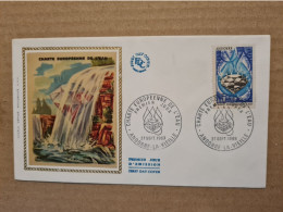 ANDORRE  LA VIEILLE FDC 1969 CHARTE EUROPEENNE DE L'EAU - Brieven En Documenten