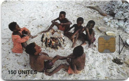 Madagascar - Telecom Malagasy - Children Cooking 2, OB2, 150Units, 50.000ex, Used - Madagascar