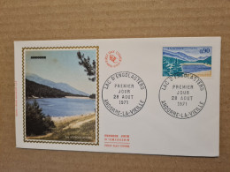 ANDORRE  LA VIEILLE FDC 1971 LAC ENGOLASTERS - Briefe U. Dokumente