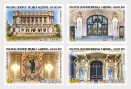 Romania 2023 / Centenary Of The Palace Of The National Military Circle / Set 4 Stamps - Nuevos