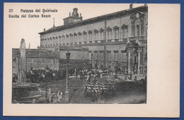 PALAZZO DEL QUIRINALE - USCITA DEL CORTEO REALE     - ITALIE - ITALIA - Mehransichten, Panoramakarten