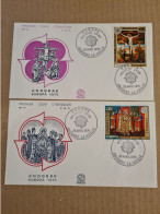 ANDORRE  LA VIEILLE  FDC 1975 EUROPA - Covers & Documents
